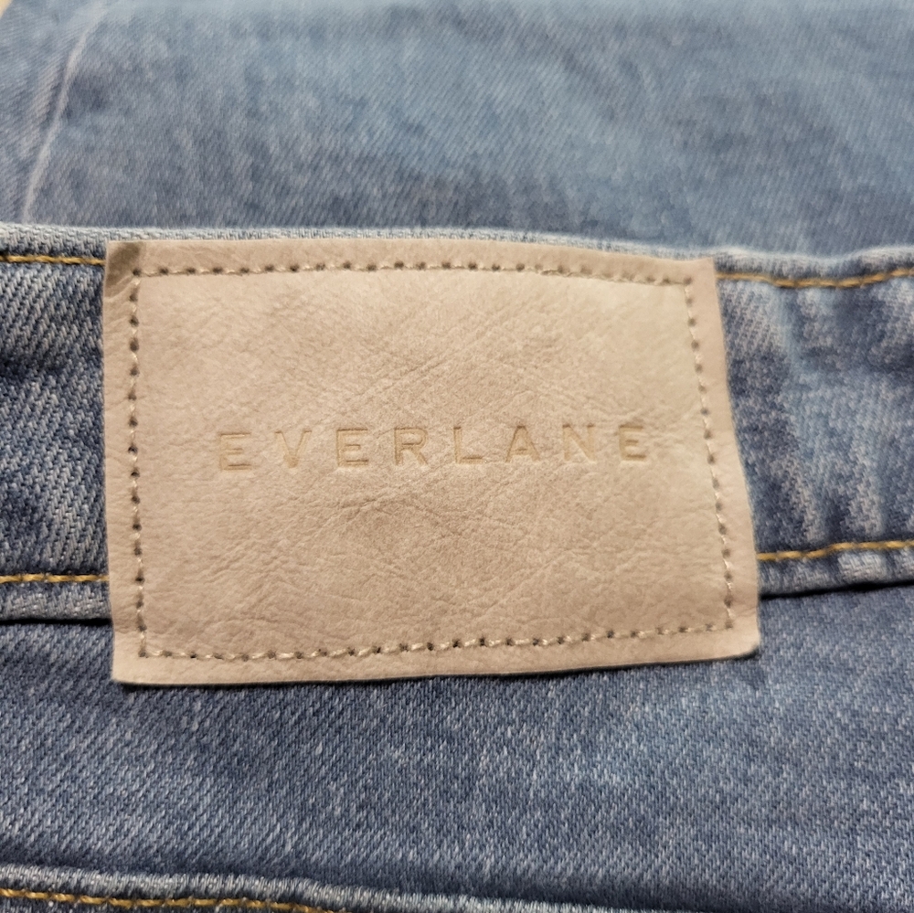 EVERLANE The Curvy Cheeky Straight Leg Jeans Organic Cotton Women's Size 35 - Picture 9 of 14